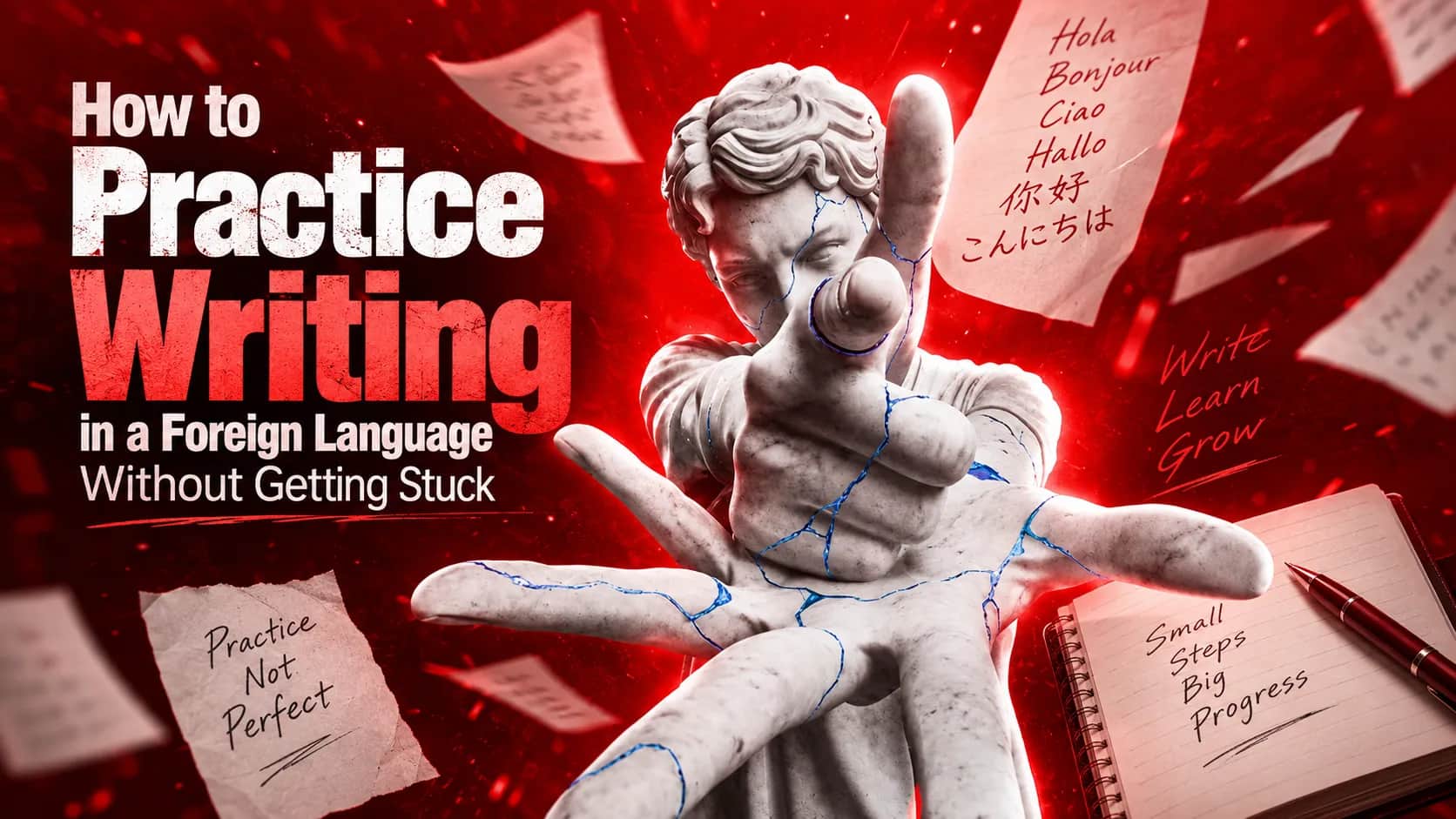 How to Practice Writing in a Foreign Language Without Getting Stuck