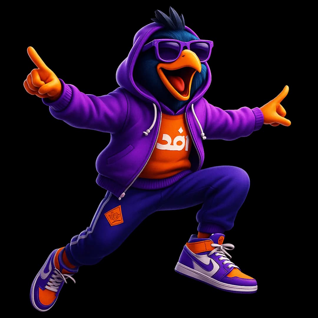 Mynawoo character excited about unique language learning features