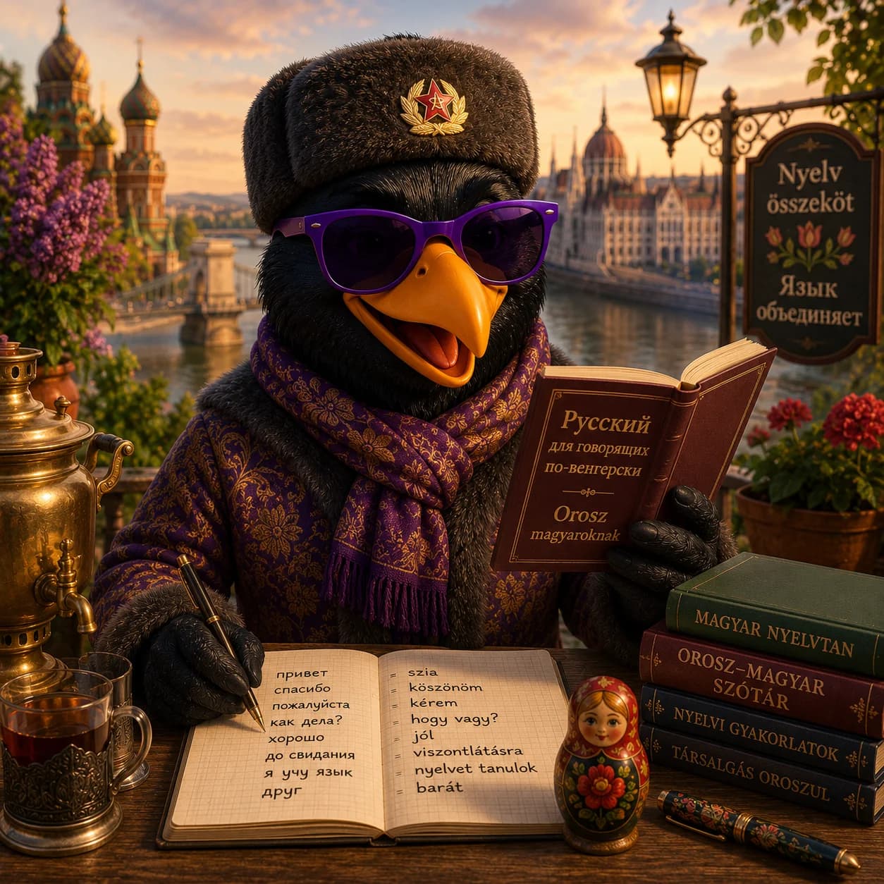 Hungarian · CEFR A1–C2 · Russian