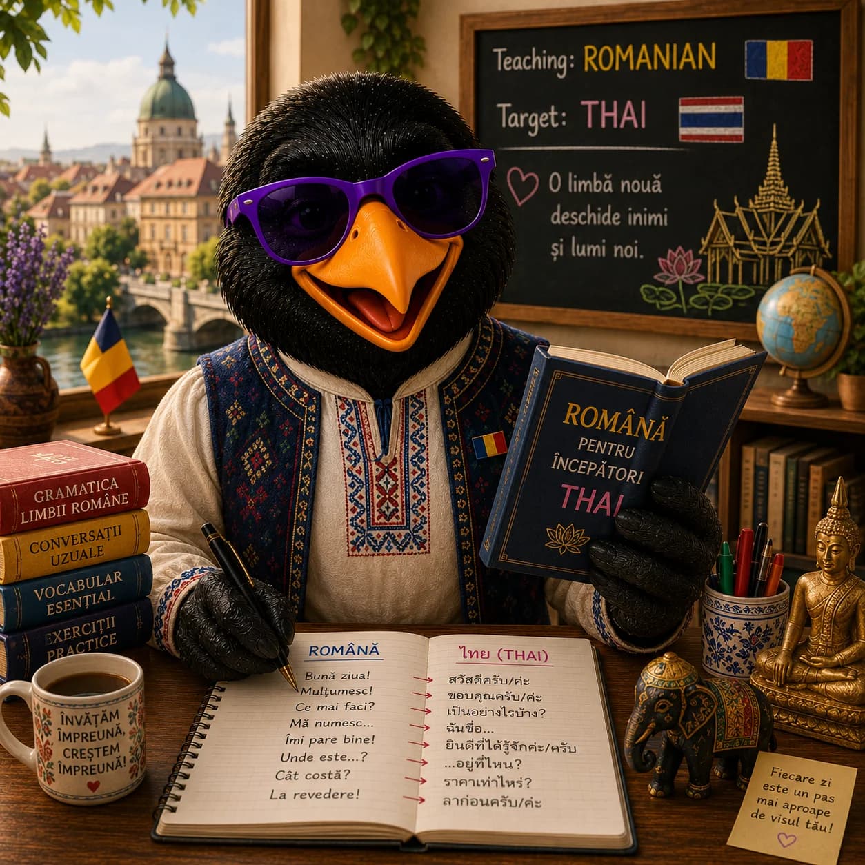 Thai · CEFR A1–C2 · Romanian