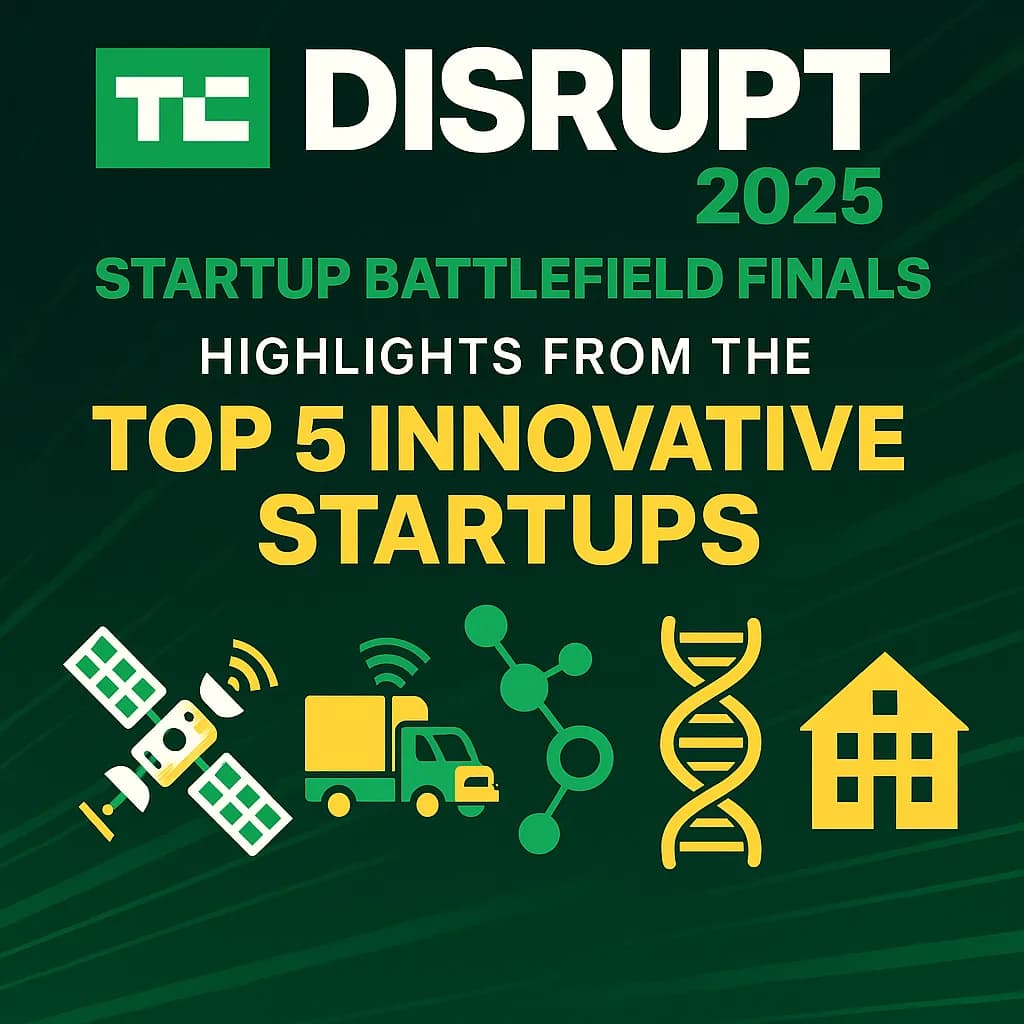 TechCrunch Disrupt 2025 Startup Battlefield Finals: Highlights from the Top 5 Innovative Startups
