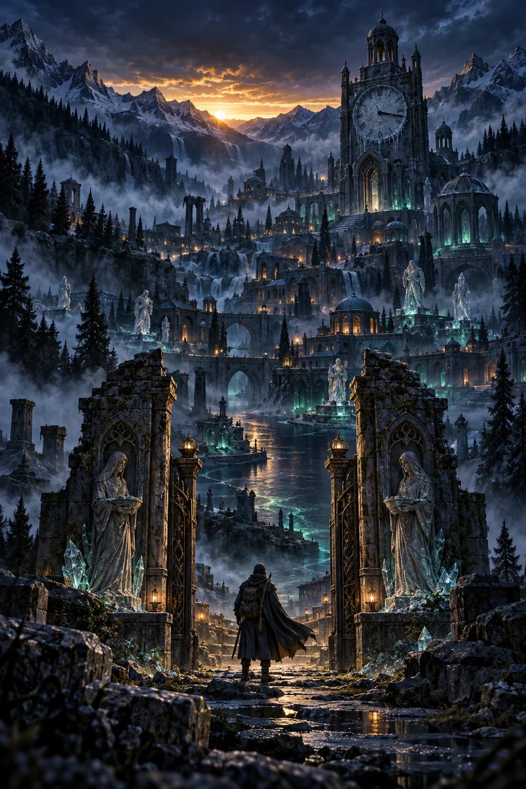 The Curse of the Last Dawn mystery game poster