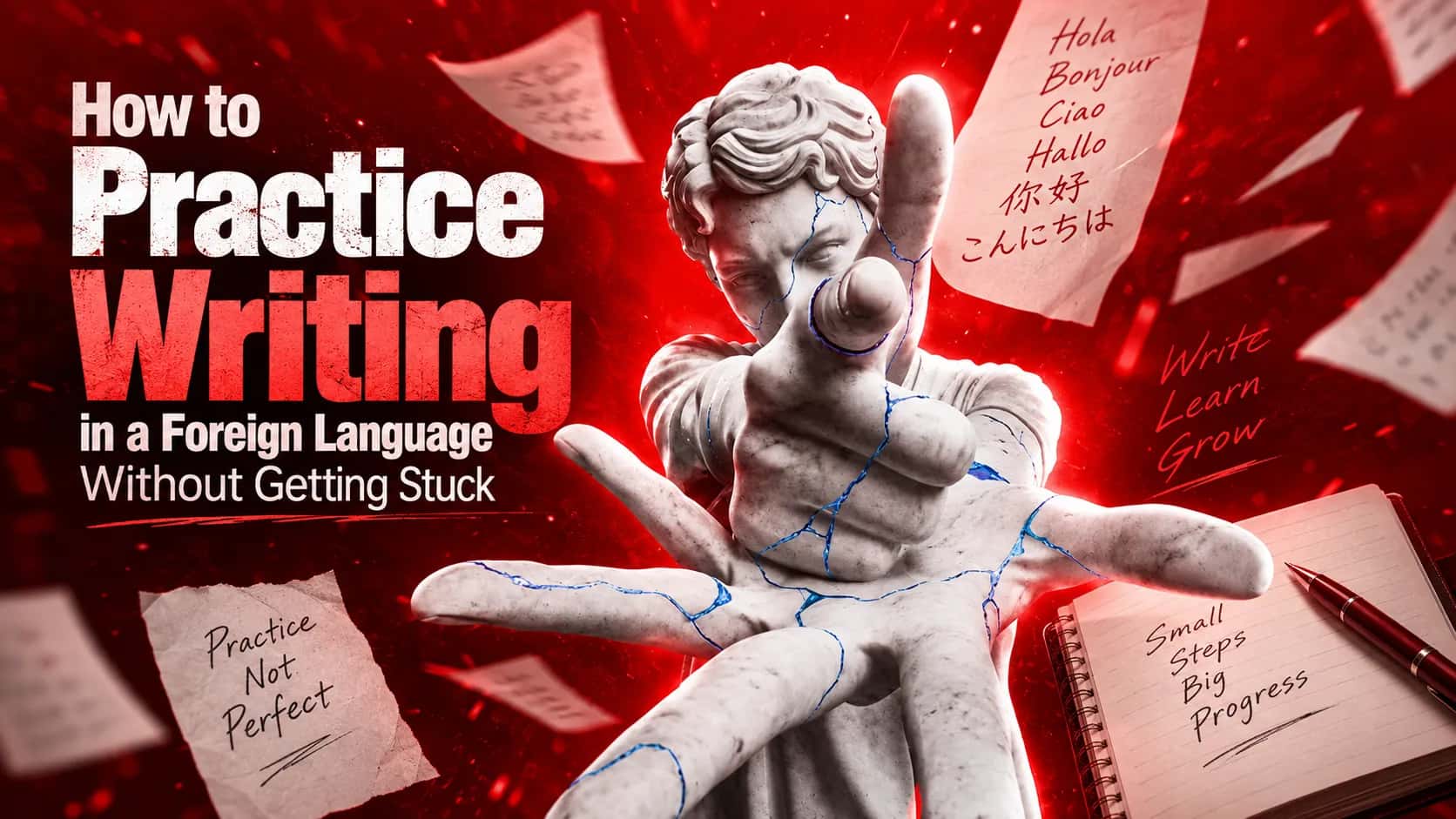 How to Practice Writing in a Foreign Language Without Getting Stuck